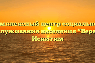 Комплексный центр социального обслуживания населения “Вера” — Искитим