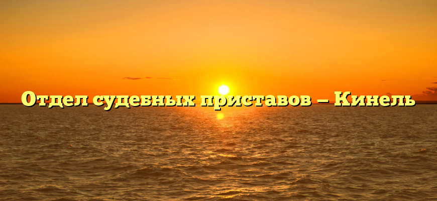 Отдел судебных приставов — Кинель