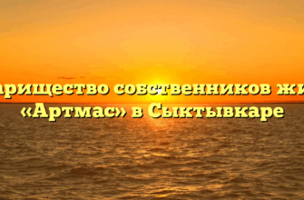 Товарищество собственников жилья «Артмас» в Сыктывкаре