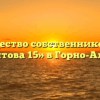 Товарищество собственников жилья «Мамонтова 15» в Горно-Алтайске