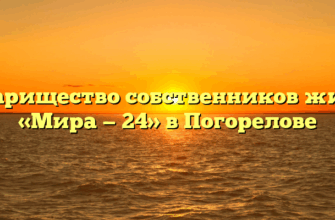 Товарищество собственников жилья «Мира — 24» в Погорелове