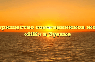 Товарищество собственников жилья «НК» в Зуевке