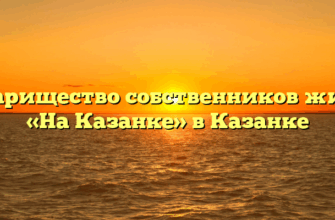 Товарищество собственников жилья «На Казанке» в Казанке
