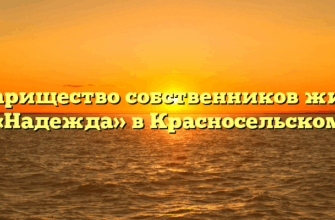 Товарищество собственников жилья «Надежда» в Красносельском