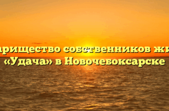 Товарищество собственников жилья «Удача» в Новочебоксарске