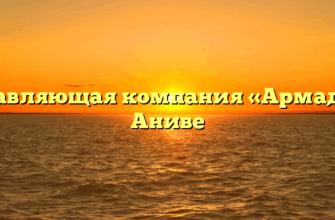 Управляющая компания «Армада» в Аниве