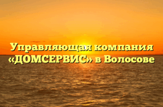 Управляющая компания «ДОМСЕРВИС» в Волосове