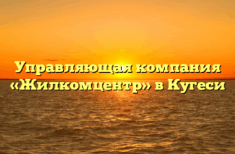 Управляющая компания «Жилкомцентр» в Кугеси