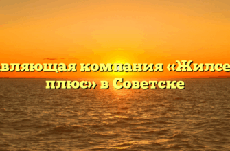 Управляющая компания «Жилсервис плюс» в Советске