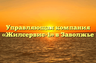 Управляющая компания «Жилсервис-1» в Заволжье