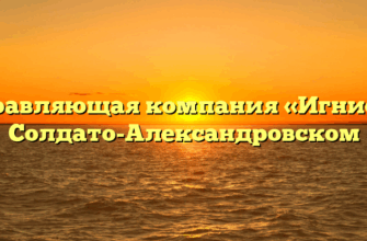 Управляющая компания «Игнис» в Солдато-Александровском
