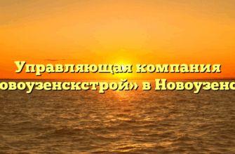 Управляющая компания «Новоузенскстрой» в Новоузенске