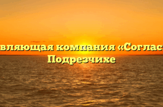 Управляющая компания «Согласие» в Подрезчихе