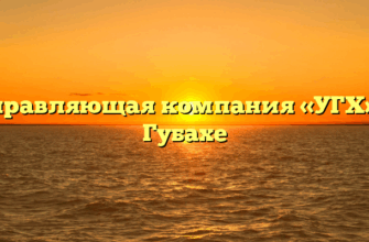 Управляющая компания «УГХ» в Губахе