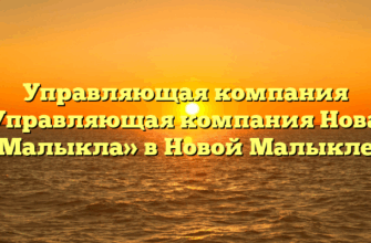 Управляющая компания «Управляющая компания Новая Малыкла» в Новой Малыкле