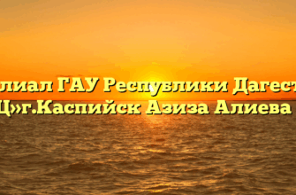 Филиал ГАУ Республики Дагестан «МФЦ»г.Каспийск Азиза Алиева 2 «а»