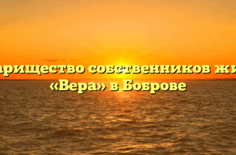Товарищество собственников жилья «Вера» в Боброве