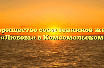 Товарищество собственников жилья «Любовь» в Комсомольском