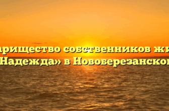 Товарищество собственников жилья «Надежда» в Новоберезанском