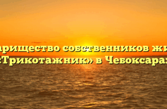 Товарищество собственников жилья «Трикотажник» в Чебоксарах