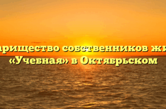 Товарищество собственников жилья «Учебная» в Октябрьском