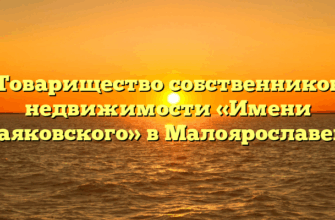 Товарищество собственников недвижимости «Имени Маяковского» в Малоярославеце