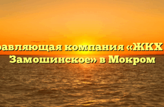 Управляющая компания «ЖКХ с/п Замошинское» в Мокром