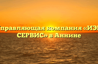 Управляющая компания «ИЭК СЕРВИС» в Аннине