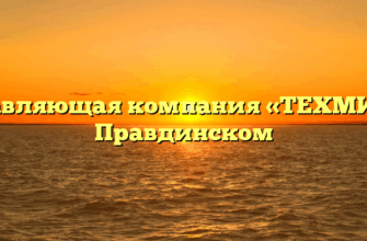Управляющая компания «ТЕХМИН» в Правдинском