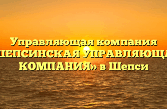 Управляющая компания «ШЕПСИНСКАЯ УПРАВЛЯЮЩАЯ КОМПАНИЯ» в Шепси